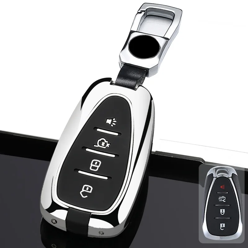

Чехол для автомобильного ключа с дистанционным управлением из цинкового сплава для chevrolet cruze spark camaro Volt Bolt Trax Malibu, аксессуары для автомобильн...