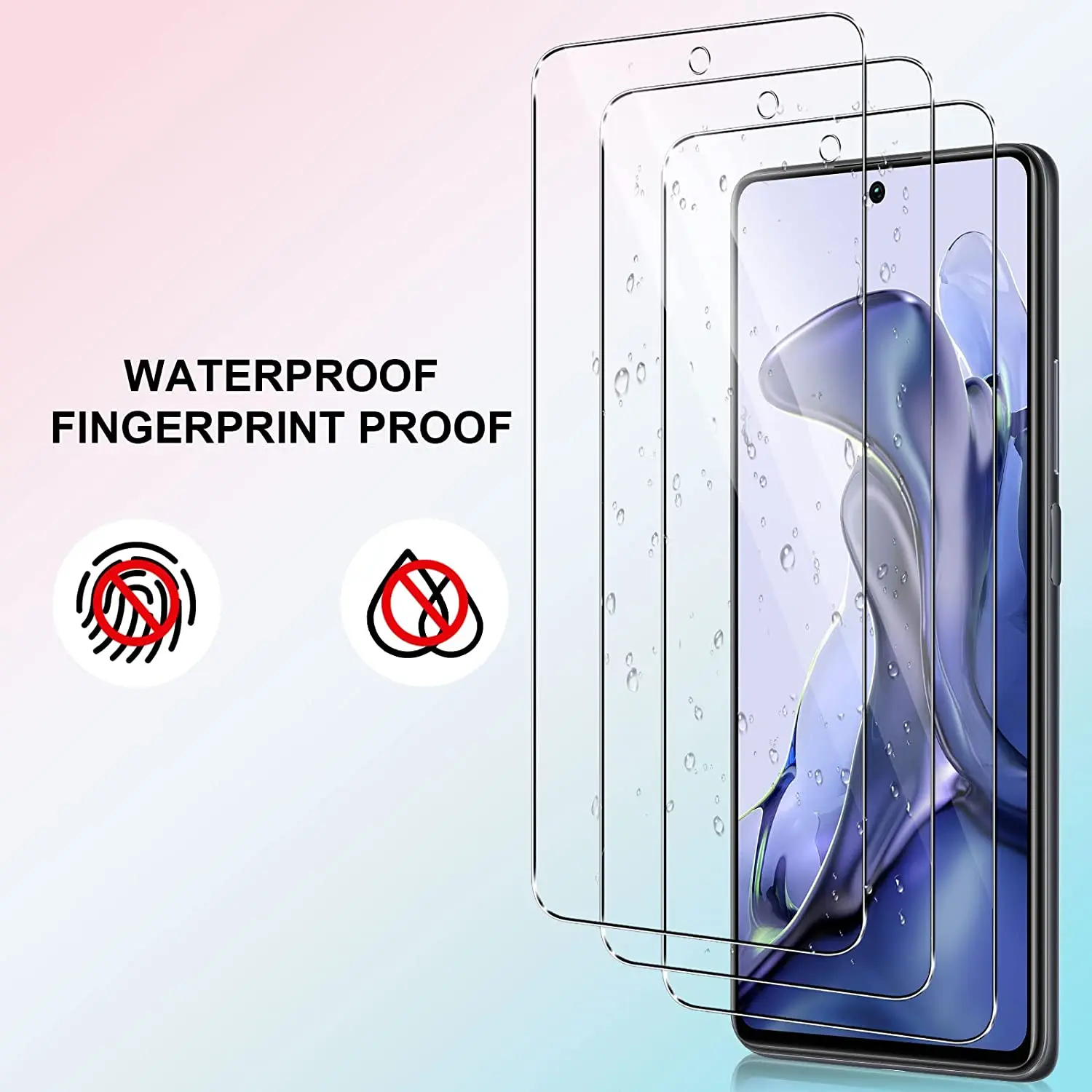 2/4 шт. закаленное стекло для Xiaomi 11T / Pro защита экрана стеклянная пленка