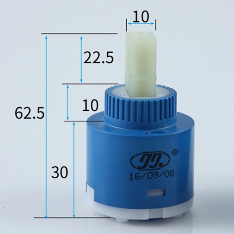 

Bathroom Faucet Replacement Parts Ceramic Disc Cartridge Mixer Valve Mixer Shower Rod Faucet 35mm/40mm ABS Shower Faucet Post