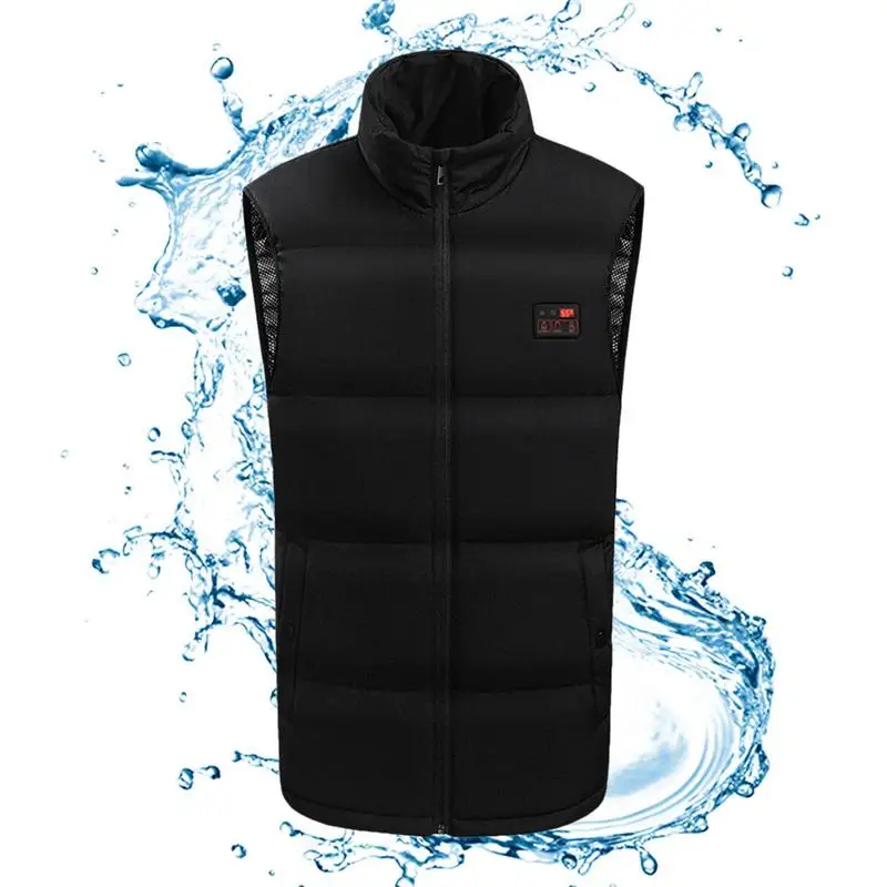 

Electric Heated Vest USB Charging Electric Warm Vest With 15 Heating Zones Waterproof & Lightweight Electric Vest For Men Women