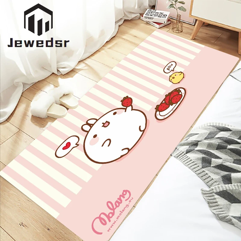

Floor Carpet Molang Kitchen Rug Mat Living Room Rugs for Bedroom Funny Entrance Door Mats Bath Home the Doormat Hallway Bathroom