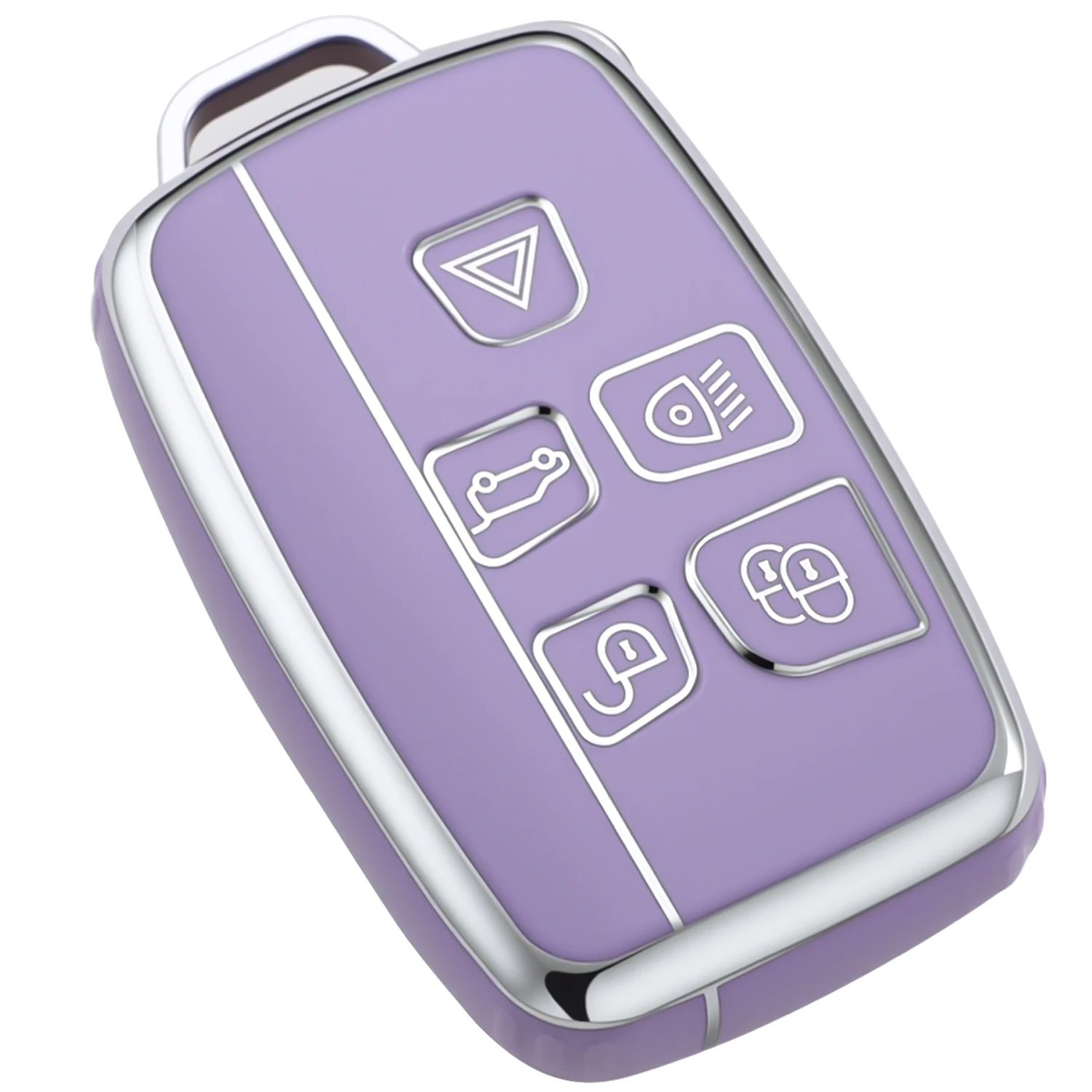 

Совместим с чехлом для ключей автомобиля Land Rover Range Rover, чехол для ключей для Sport Evoque LR4 LR2 Jaguar XJ XF XK F-Type F-PACE XE