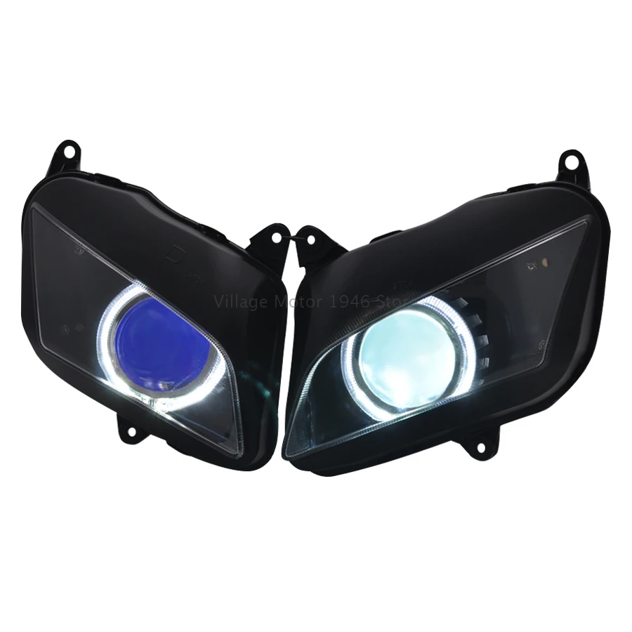 Мотоциклетная фара ближний/Hi Beam HID проектор в сборе светодиодная угловая с