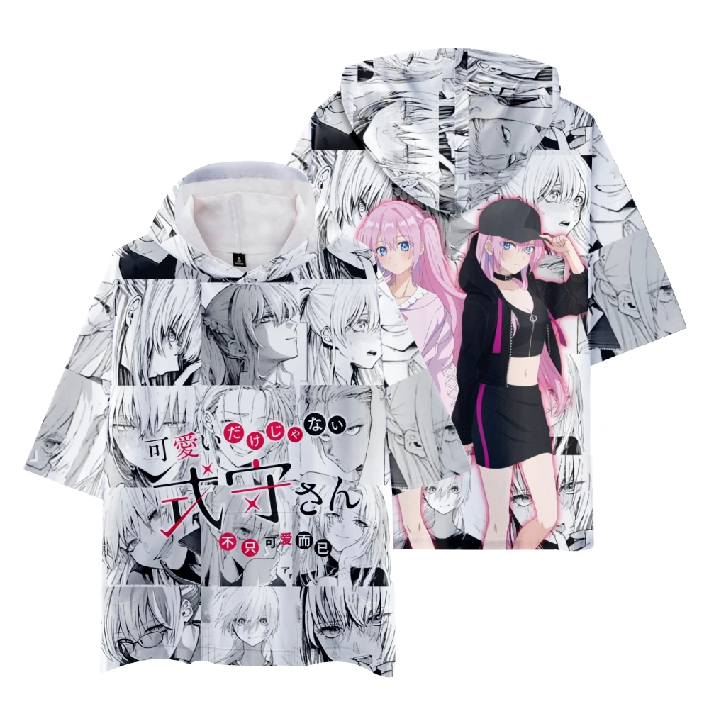 

Kawaii dake ja Nai Shikimori-san 3D Толстовка с коротким рукавом футболки Повседневная хипстерская уличная одежда с принтом Kpop