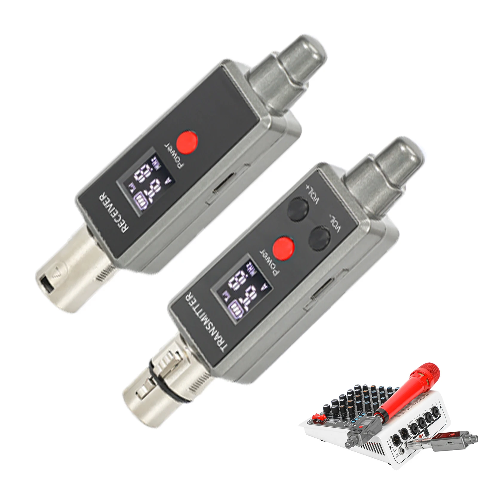 

Wireless Mic System Converter Moving Coil Wireless Mic System Converter Rechargeable Wired Microphone To Wireless Mic System