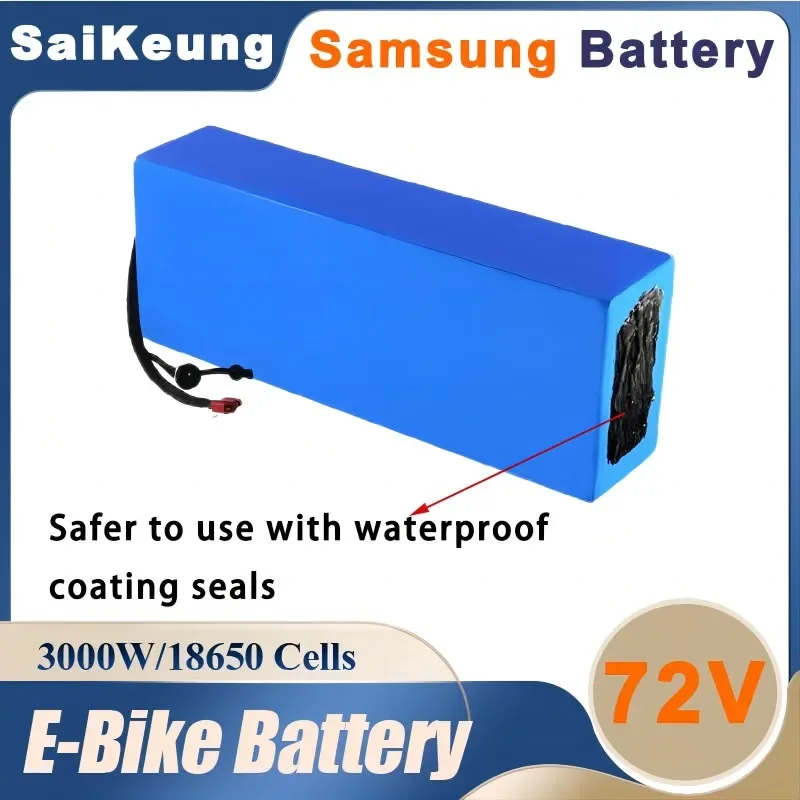 72 В 20 Ач 30 40 50 60 АчE-Bike Batterij Li-Ion 18650 ebike Conversie Kit 350 Вт-3000 Вт Bafang High Power Bescherming