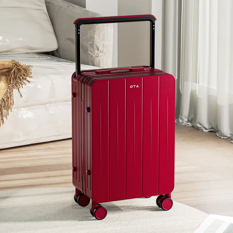 Aluminum Luggage Travel Bag Trolley Women Vintage Middle Size Luggage Kids Multifunctional Mala De Viagem Luggage WWH30XP