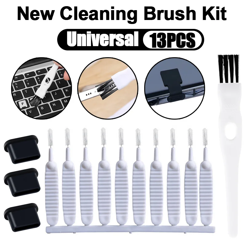

Multifunction Mobile Phone Speaker Port Dust Removal Cleaner Tool Kit Bendable Keyboard Screen Dustproof Cleaning Brush