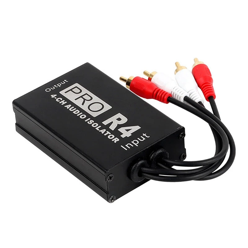 Звукоизолятор на 4 канала звукоизолятор RCA автомобильный звуковой шумоизолятор