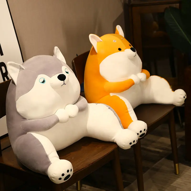 Lovely Shiba Inu Waist Pillow Thickened Girl Heart Cushion