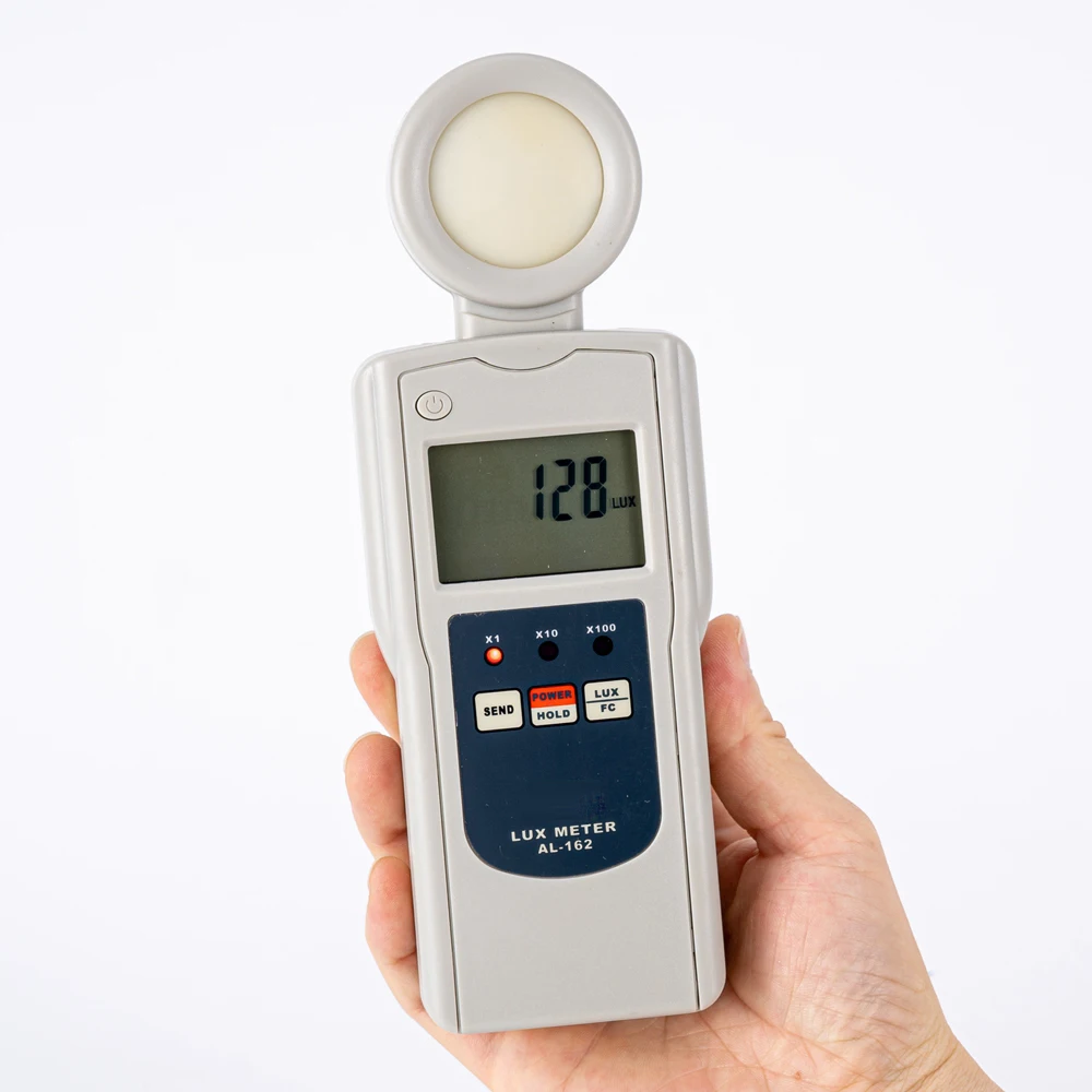 

Digital AL-162 High Precision Illuminance Meter Indoor Lighting Luminance Lumen Photometer Agricultural Illuminance Tester