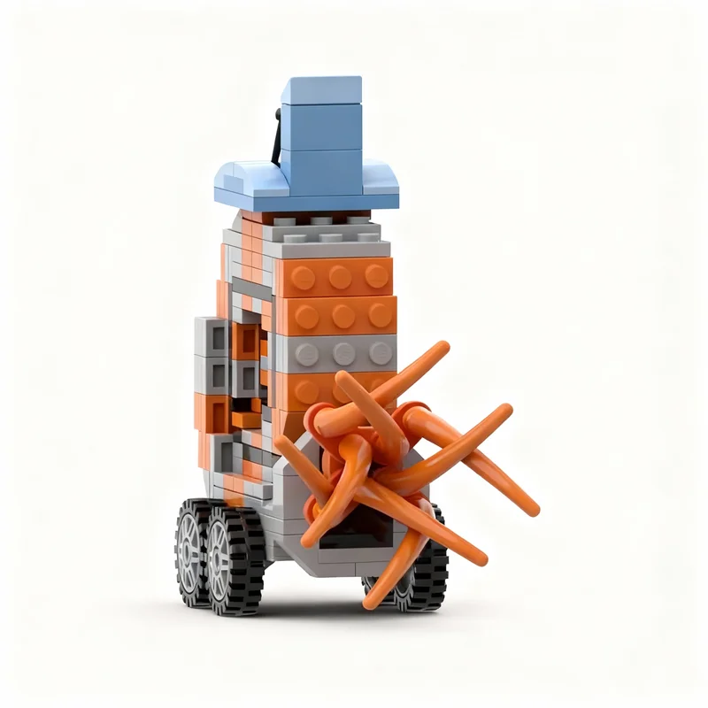 196 деталей MOC Модель автомобиля-аммонида V2 Динозавры Конструктор Игрушки Строительные блоки Рождественские подарки Набор для сборки (art.: 3920dd0f50d64) - 3920dd0f50d64