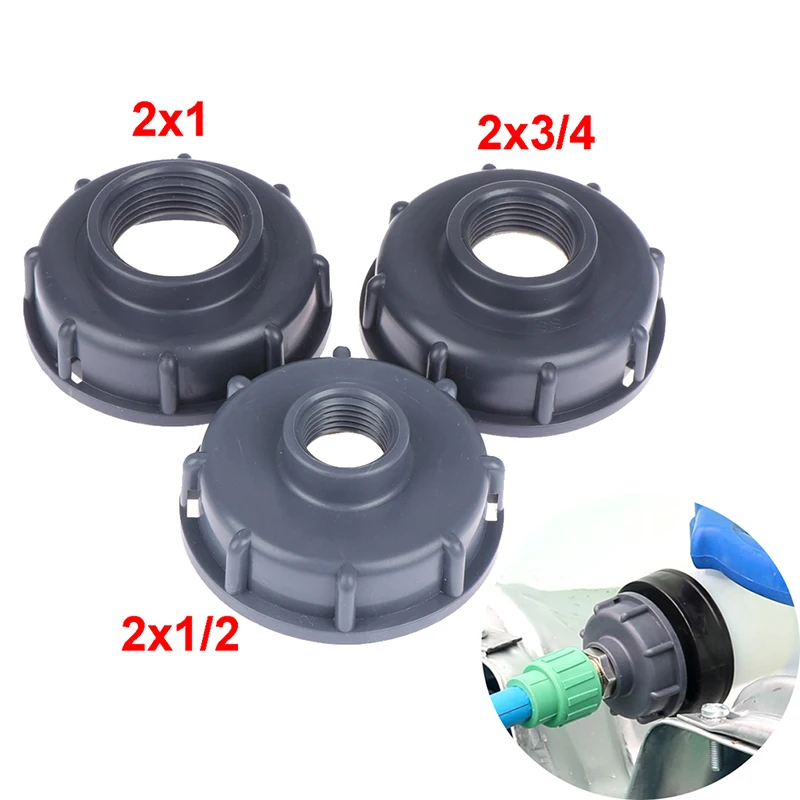 

Durable Ibc Tank Fittings S60X6 Coarse Threaded Cap 60Mm Female Thread To 1/2 ", 3/4", 1 "Adapter Connector 1pcs