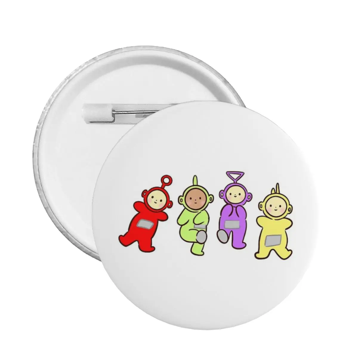 Cute Pin Badge Teletubbies Tinky Winky Dipsy Laa-Laa Po Cartoon Decoration Customizable Pins Brooch Badges Brooches For Backpack