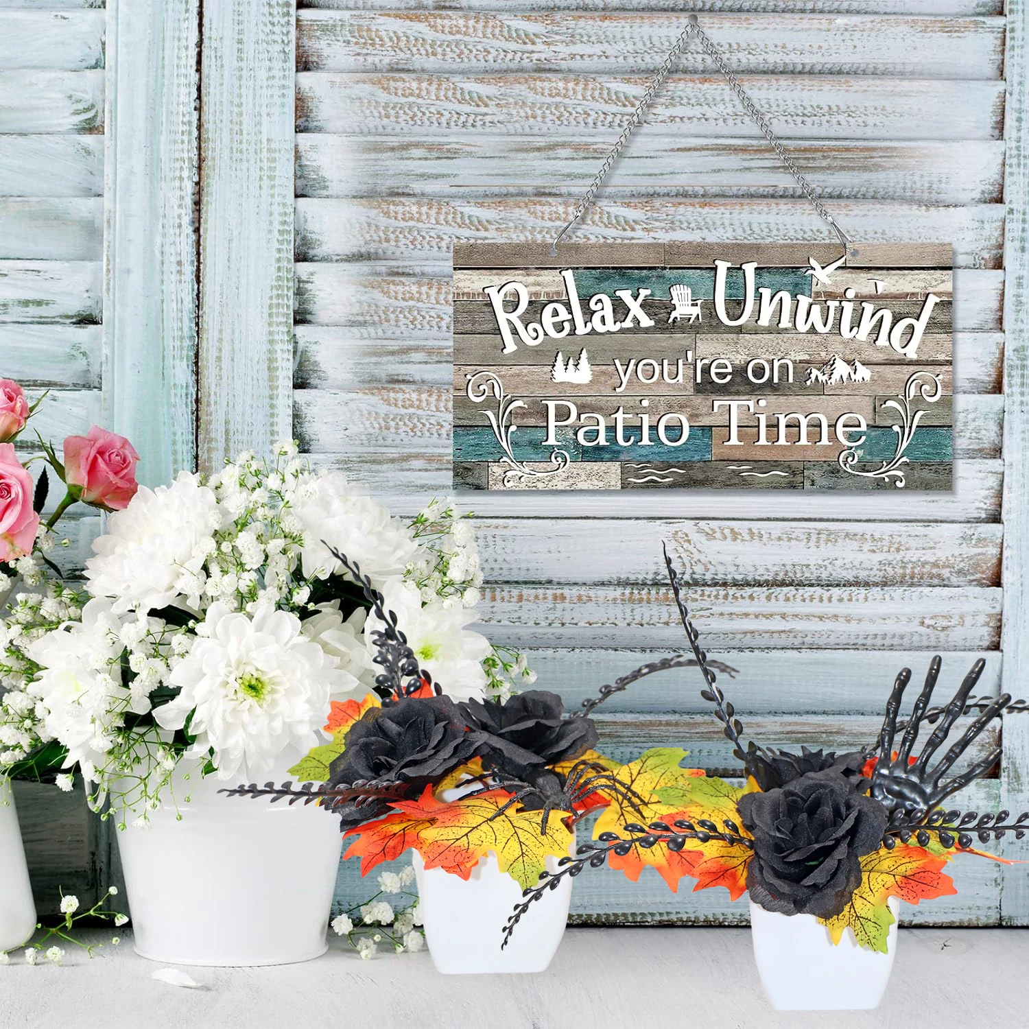 Украшение для Хэллоуина сделай сам имитация цветка подходит украшения балкона