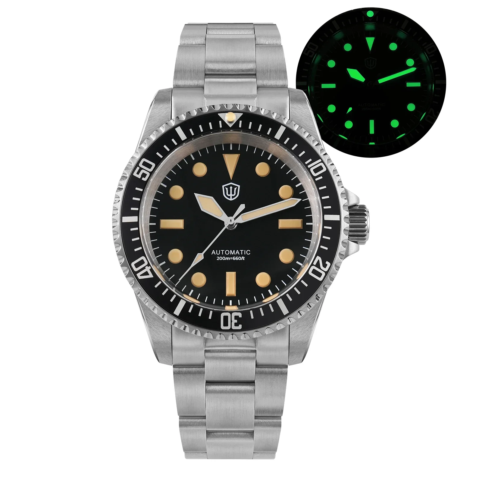 Watchdives WD5513 38 мм часы для дайвинга NH35 автоматический механизм 20 бар водостойкие