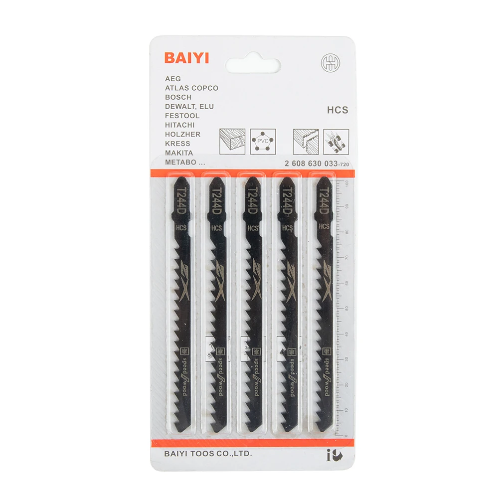

10 × Saw Blade Saw Blade 10Pcs Blade High Hardness Durable High Carbon Steel Jigsaw Blades Reciprocating Saw Blades