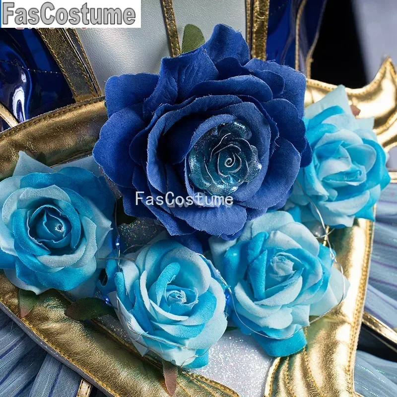 FasCostume В НАЛИЧИИ Eague of Legends/LOL: Gwen Prestige Crystal Rose Wild Rift WR ASU Косплей Костюм