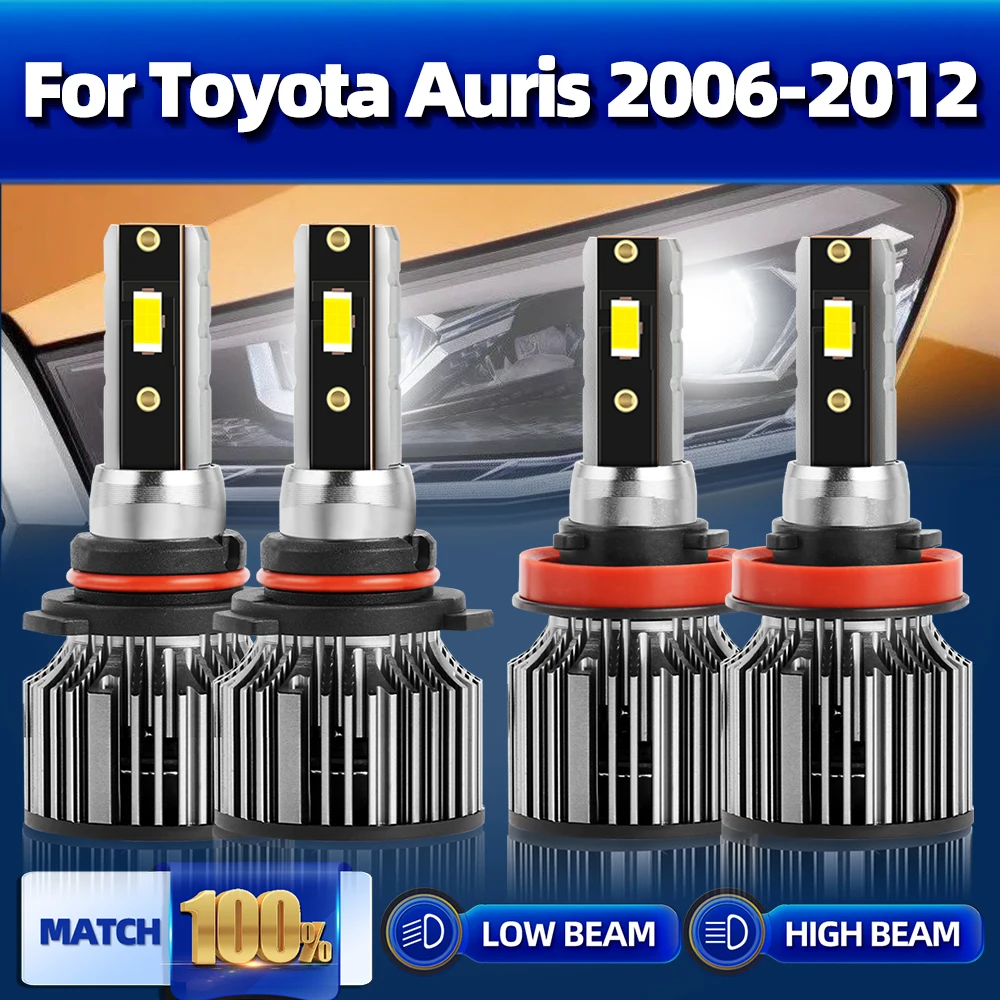 

H11 9005 HB3 Canbus Car LED Headlight 120W 20000LM Turbo Auto Lamp 6000K 12V For Toyota Auris 2006 2007 2008 2009 2010 2011 2012