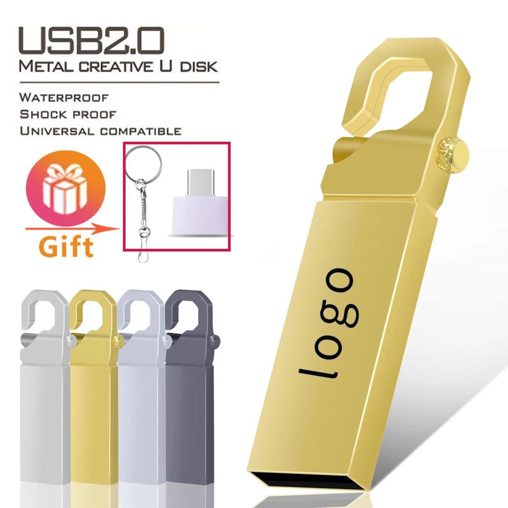 

USB Flash Drive 64G 32gb pendrive16g 8G 128G Pen drive флешка waterproof usb флэш-накопители 2.0 memory stick gift