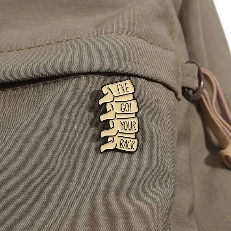 Брошь Это йди Tibia Okay эмалированные булавки на заказ брошь Я получил твой спине в