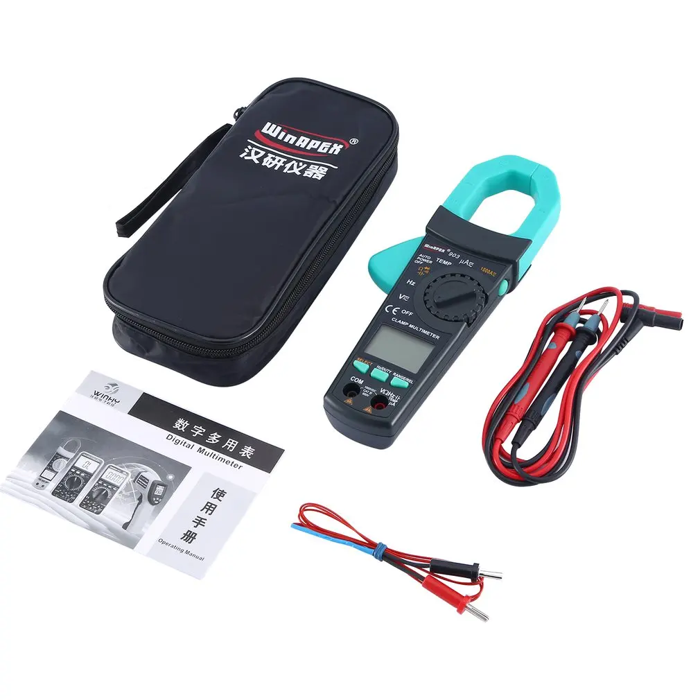 

Ручной цифровой мультиметр-зажим VC903, Электрический автоматический ручной измерительный инструмент с эффективным значением