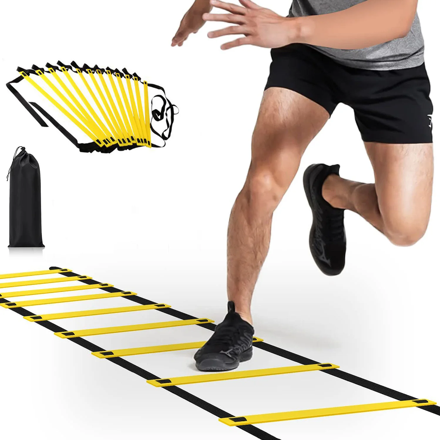 

Регулируемая тренировочная лестница для помещений