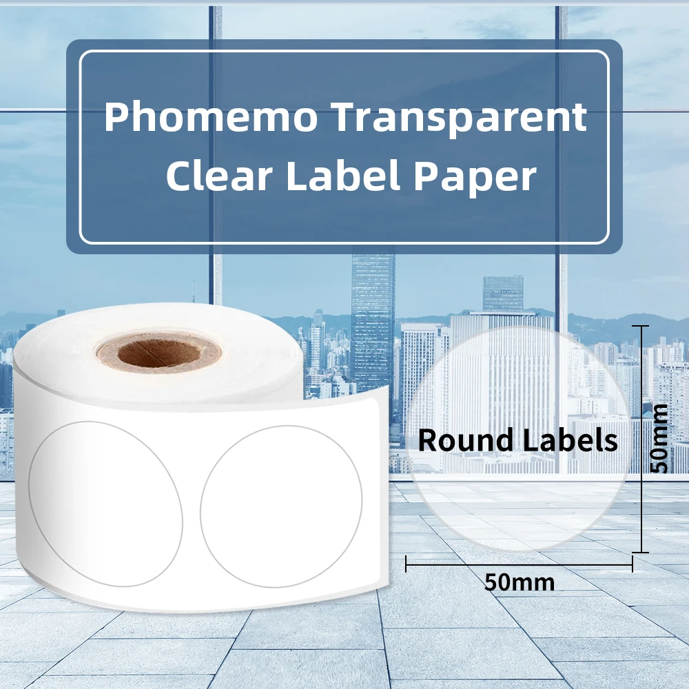 Phomemo Self-Adhesive Labels Paper for Phomemo M110/M200 Self-adhesive Label Printer Waterproof Tag Jewelry Tag Thermal Sticker