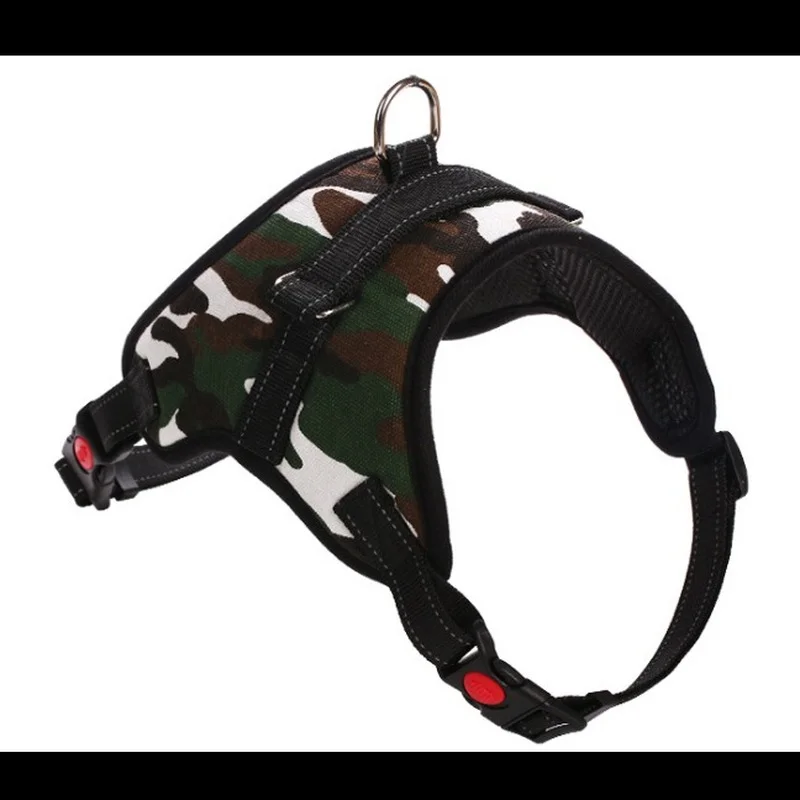 Explosion-proof Chest Harness Medium Large Dogs Adjustable Reflective Pet Mesh Dog arnes perro шлейка для собак | Дом и сад