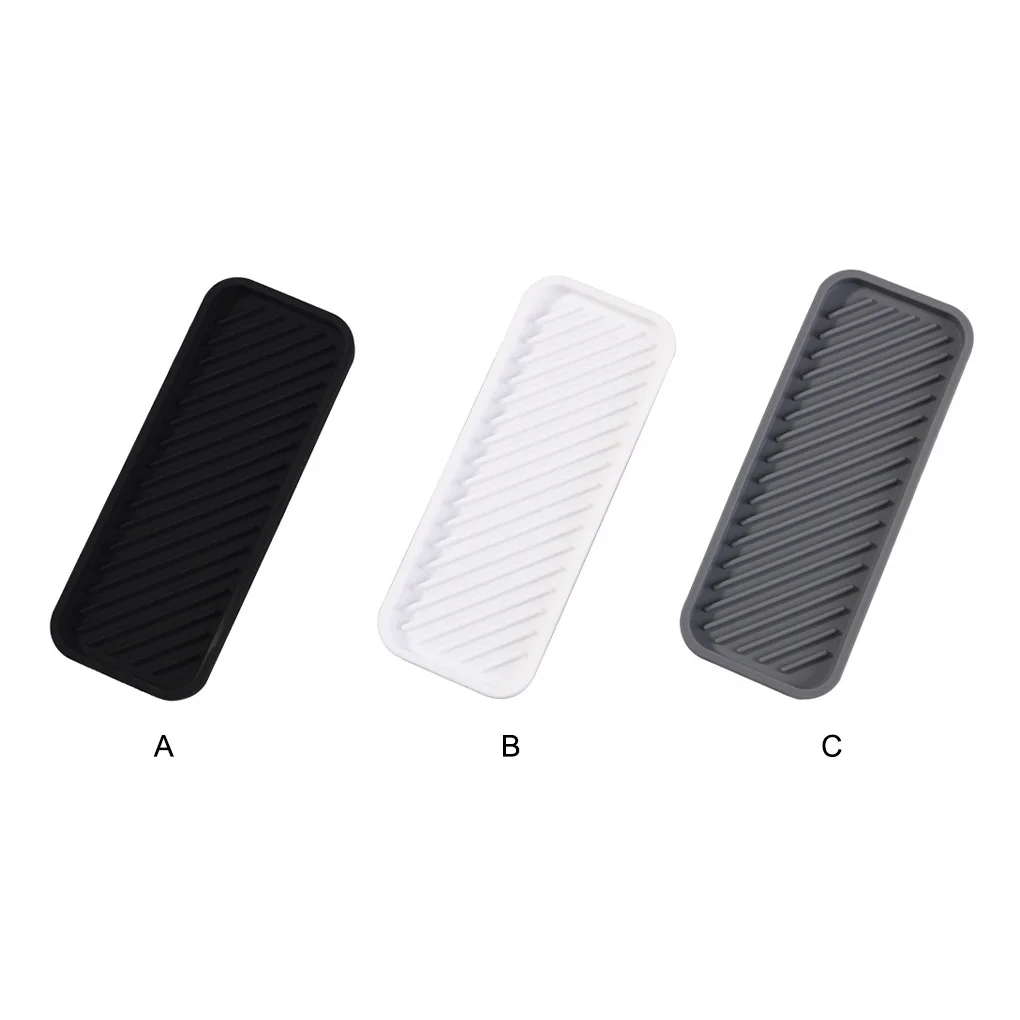 

Кухонный коврик для слива посуды, термостойкий Коврик для сушки посуды, сушильный поднос, защита для стола, черный