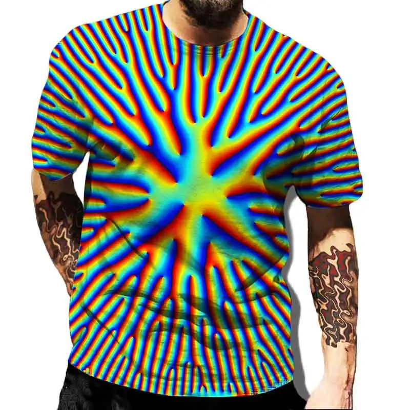 

Summer 3D Print T Shirt For Men Casual Oversized Short Sleeve Clothes Streetwear Hip Hop Tops Tees Men Clothing