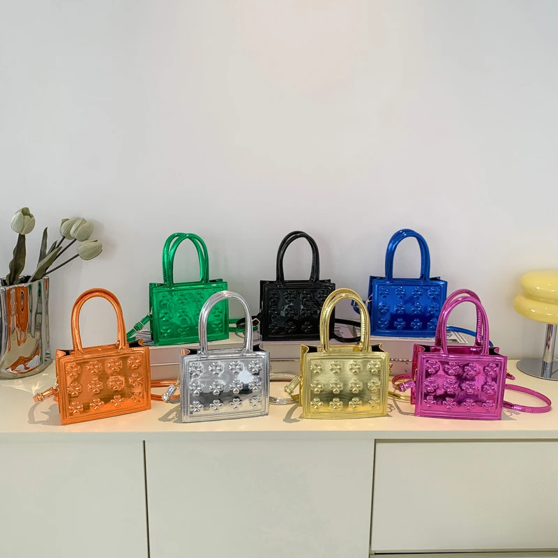 

2023 Spring New Fashion Casual One Shoulder Crossbody Bag High Quality Small Square Bag Simple Casual Handheld Small Bag Girl
