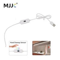 usb hand sweep waving onoff motion sensor switch dimmer 5v 3a ir detector for closet bedroom home decoration night light strips