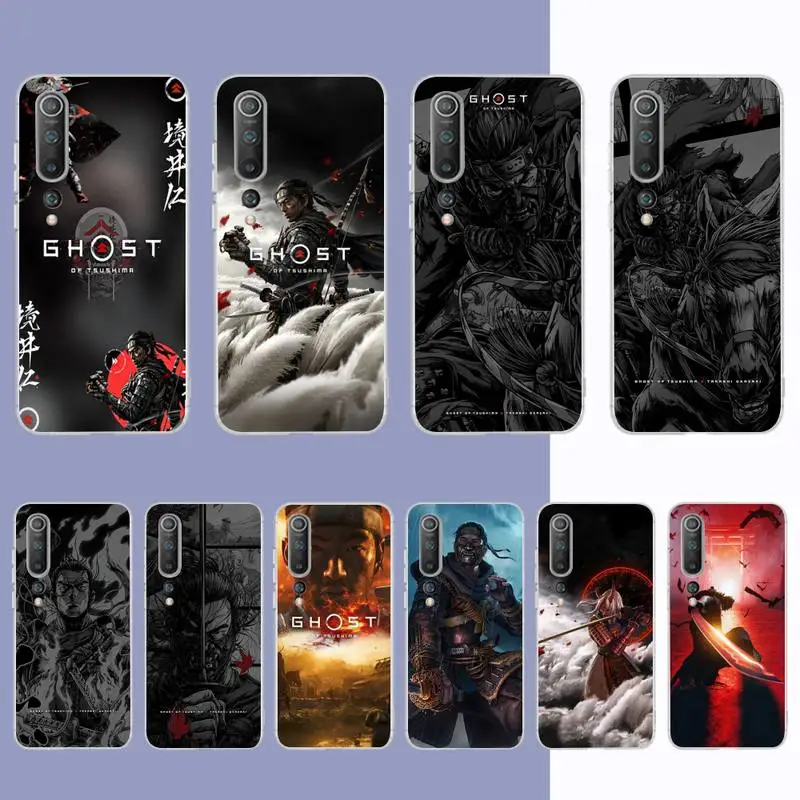 

Ghost Of Tsushima Phone Case for Samsung S21 A10 for Redmi Note 7 9 for Huawei P30Pro Honor 8X 10i cover