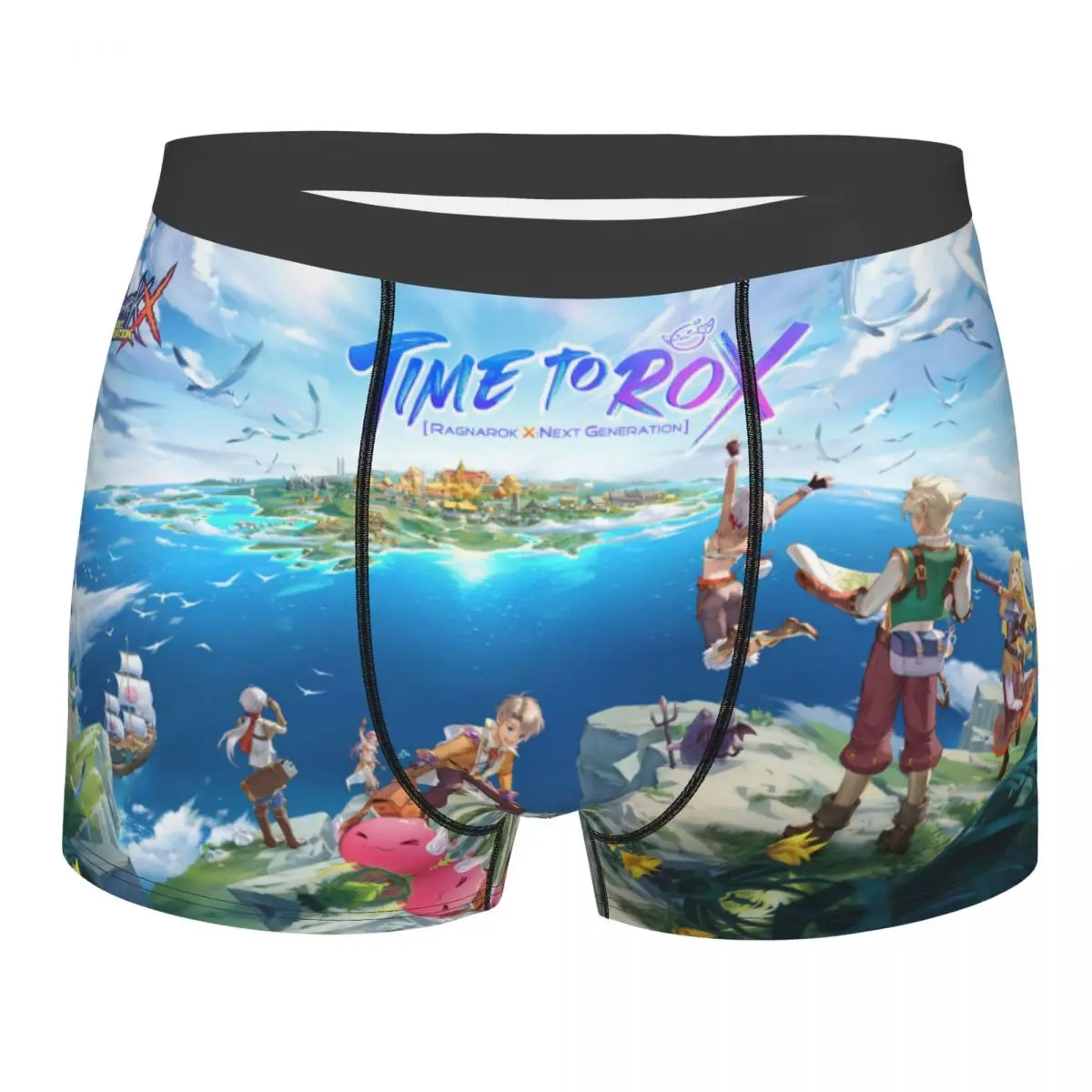 

Cute Ragnarok X Next Generation Game Underpants Panties Shorts Boxer Briefs Men's Underwear Breathable