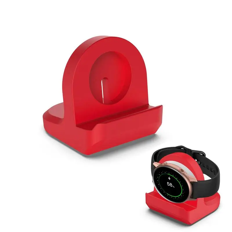 

Портативная подставка для зарядки часов, силиконовая подставка для умных спортивных часов, Держатель зарядного устройства, Аксессуары для ...