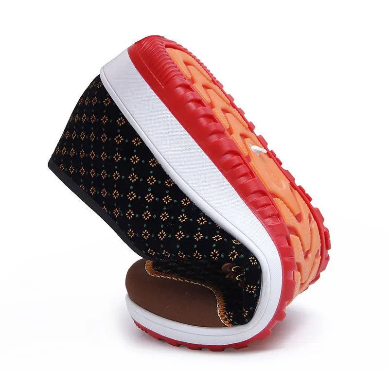 Spring and Autumn Cloth Shoes Women's Single Shoes Soft Soled Anti Slip Shoes Middle-aged and Old Mothers Womens Walking Shoes