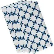 

19" x 19" Criss Cross Geometric Print Napkin (Set of 4)