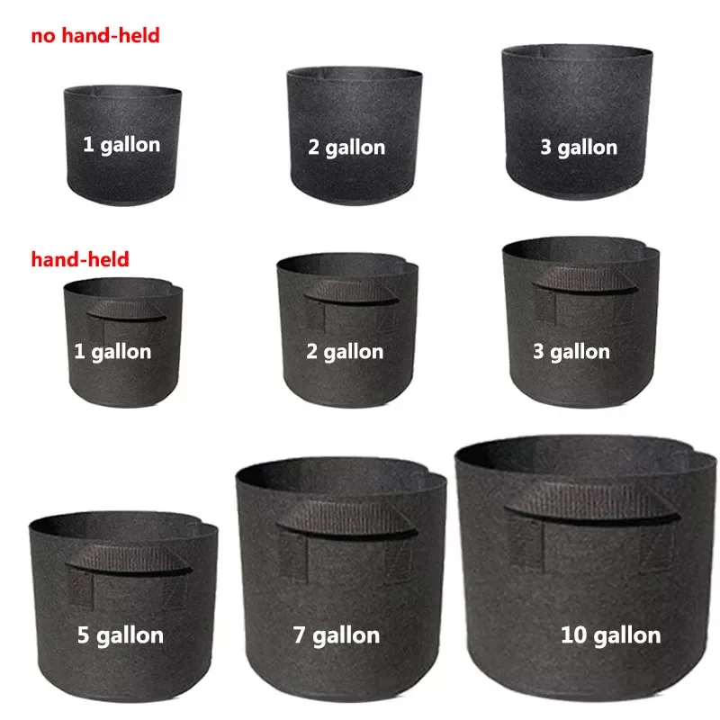 

2022 1-30 gallon big Plant flower Grow Bags pot home garden tools Potato strawberry fabric Vegetable jardin gardening growing po