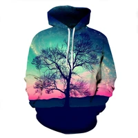 new spring fashion natural scenery mens hoodie 3d printing leisure outdoor trees maple leaf snow sports shirt lightweight