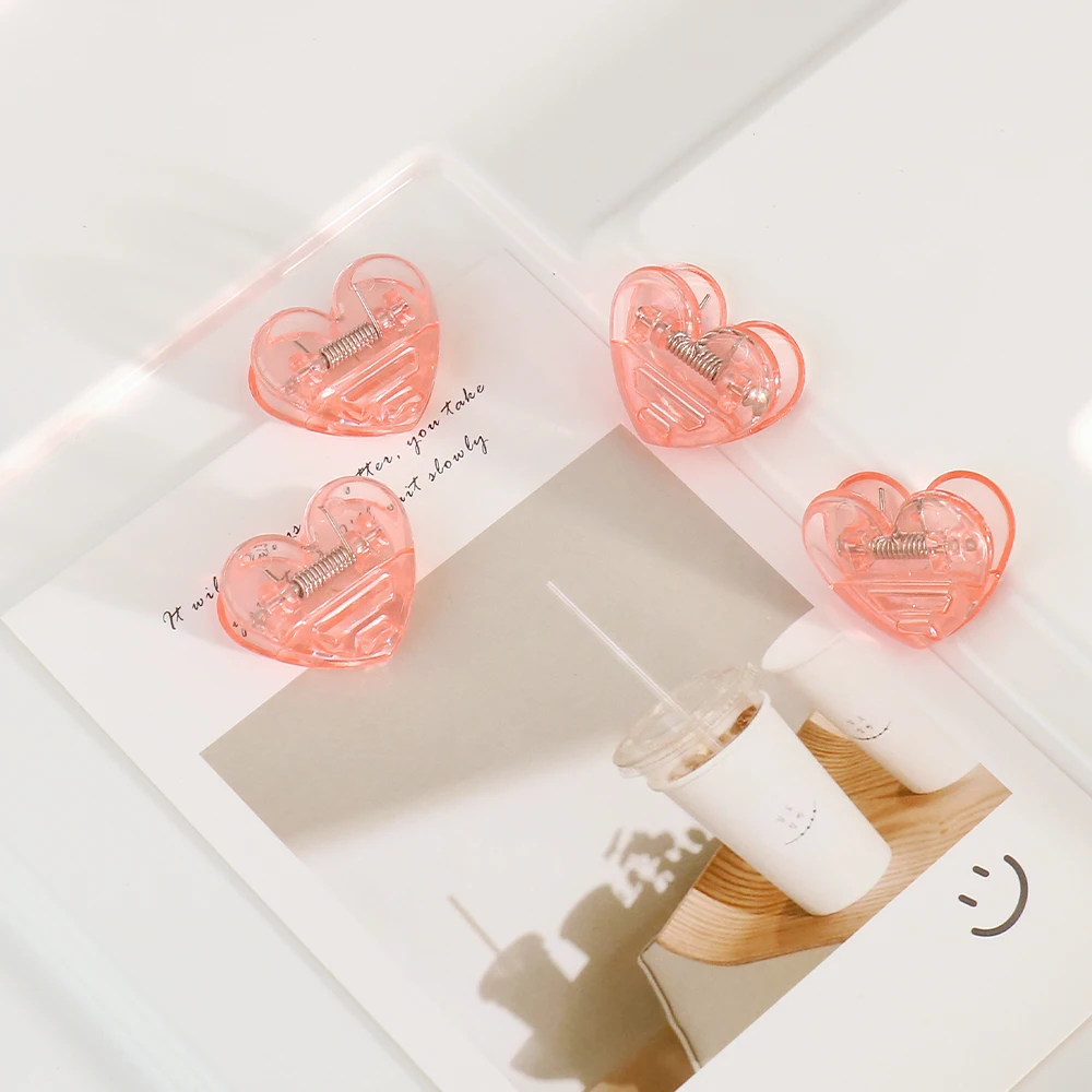 10 шт. зажимы для бумаги в виде сердца