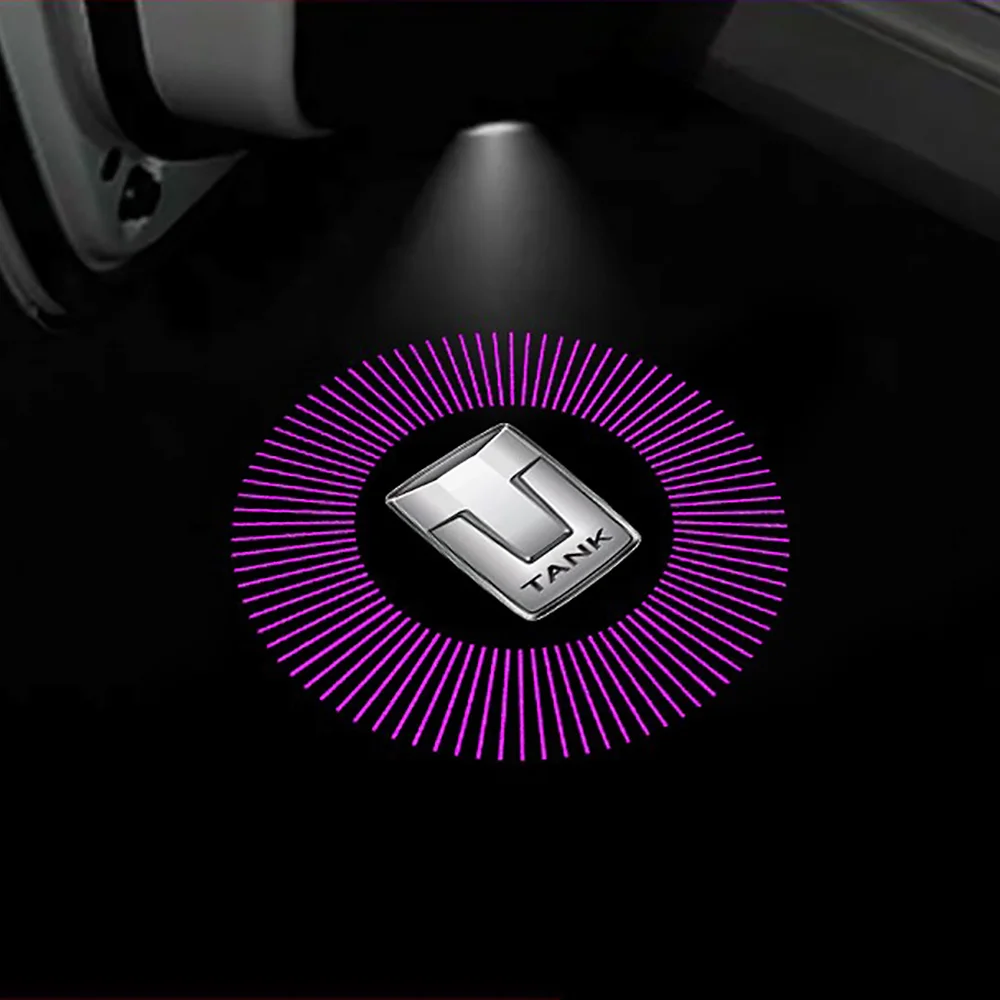 

1 шт. приветственный свет двери автомобиля для Tank 500 2022-2024, индукционная проводка, бесплатная дверь, проекционный свет, украшение, атмосферный свет