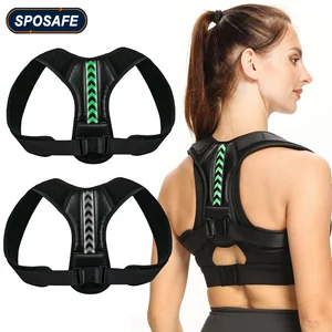 Adjustable Back Shoulder Posture Corrector Belt Clavicle Spine Support Reshape Your Body Home Office in India