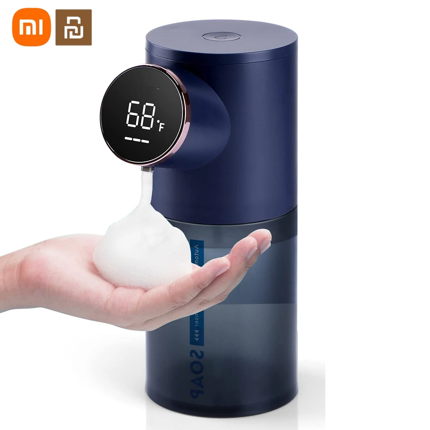 

100% Xiaomi Youpin умный автоматический дозатор мыла, USB Перезаряжаемый 320 мл мытье жидкости для рук, цифровой дисплей, дезинфицирующее средство для рук из пены