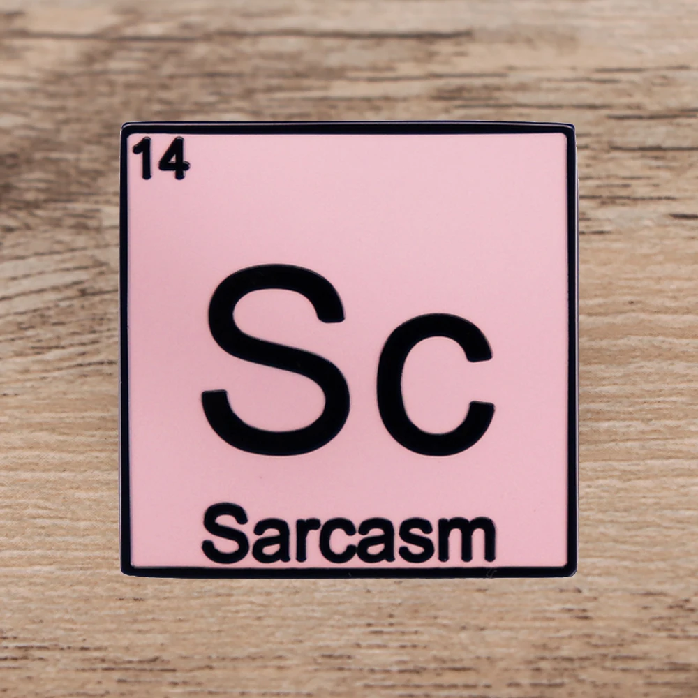 

Creative Chemical Element Sc Enamel Pins Science Brooches Chemistry Lapel Pins For Backpack Bag Jewelry Accessories Gift