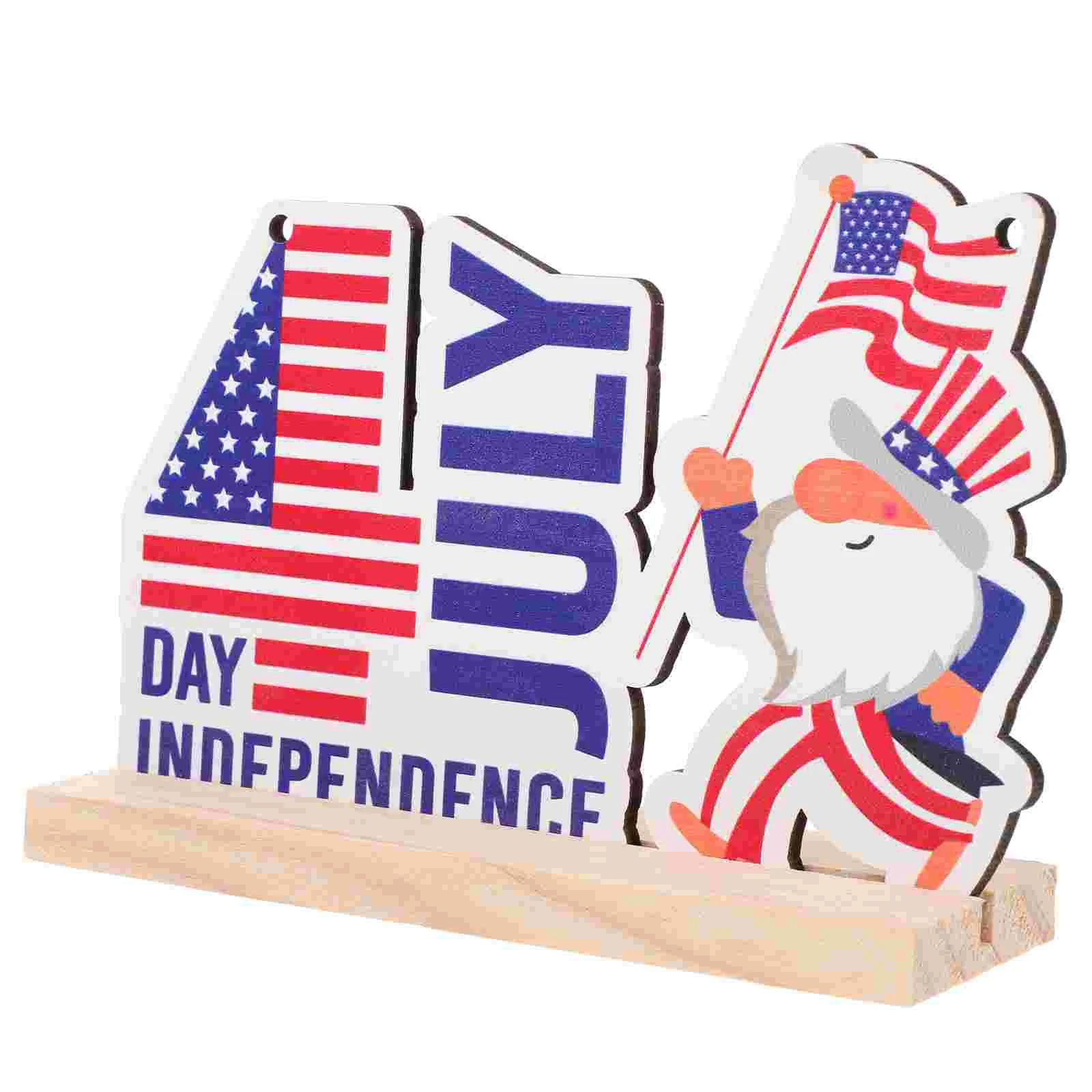 

Decoration Independence Day Supply July 4th Decoration Patriotic Letter Adornment for Desktop Party Layout Decoration