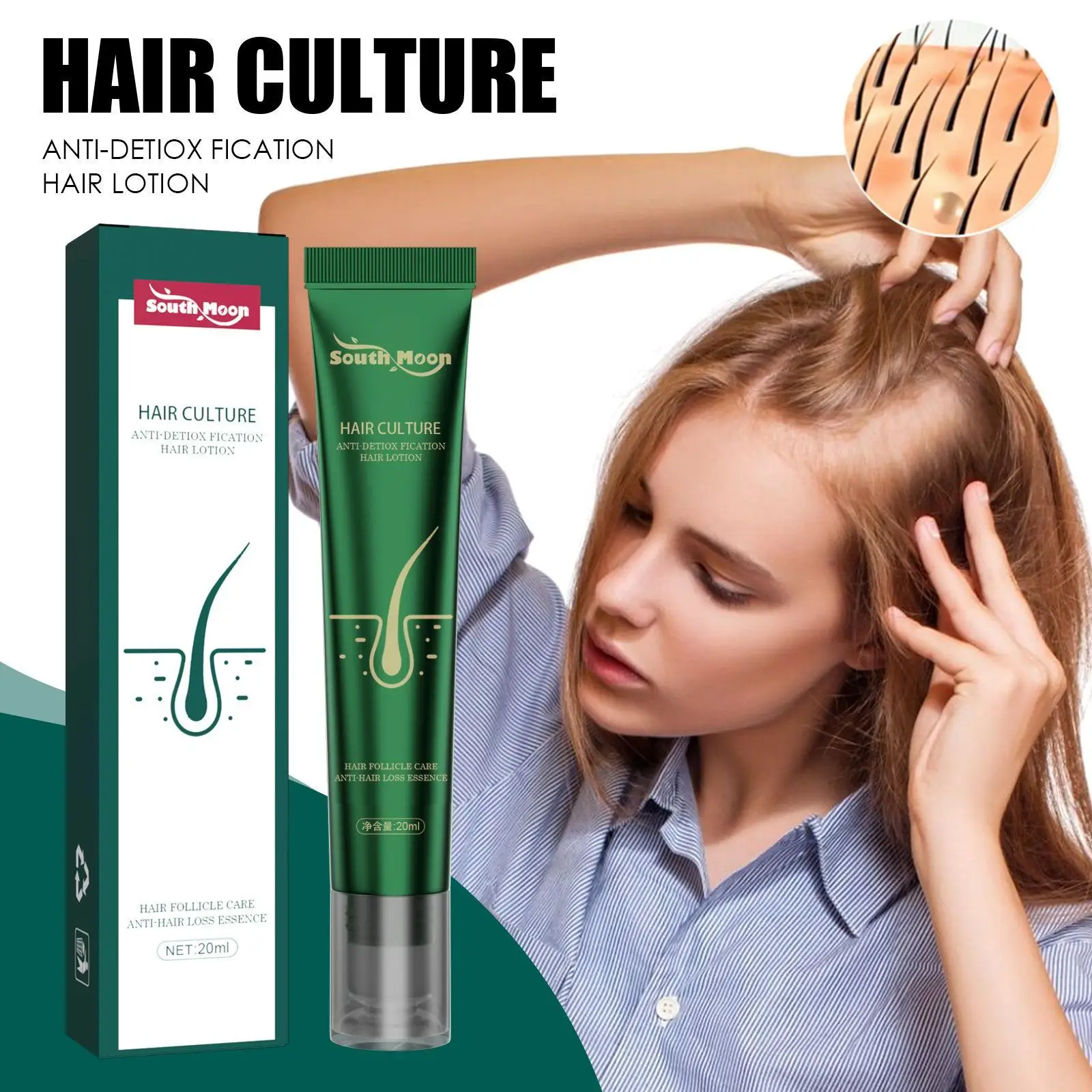 

2023 Biotin Fast Hair Growth Oil Hair Regrowth Serum Hair Thinning Treatment Hair Growth Liquid Anti-Hair Loss For Women