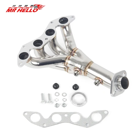 Выпускной коллектор из нержавеющей стали для 01-05 HONDA CIVIC DX/LX D17 1,7 EM2/ES1