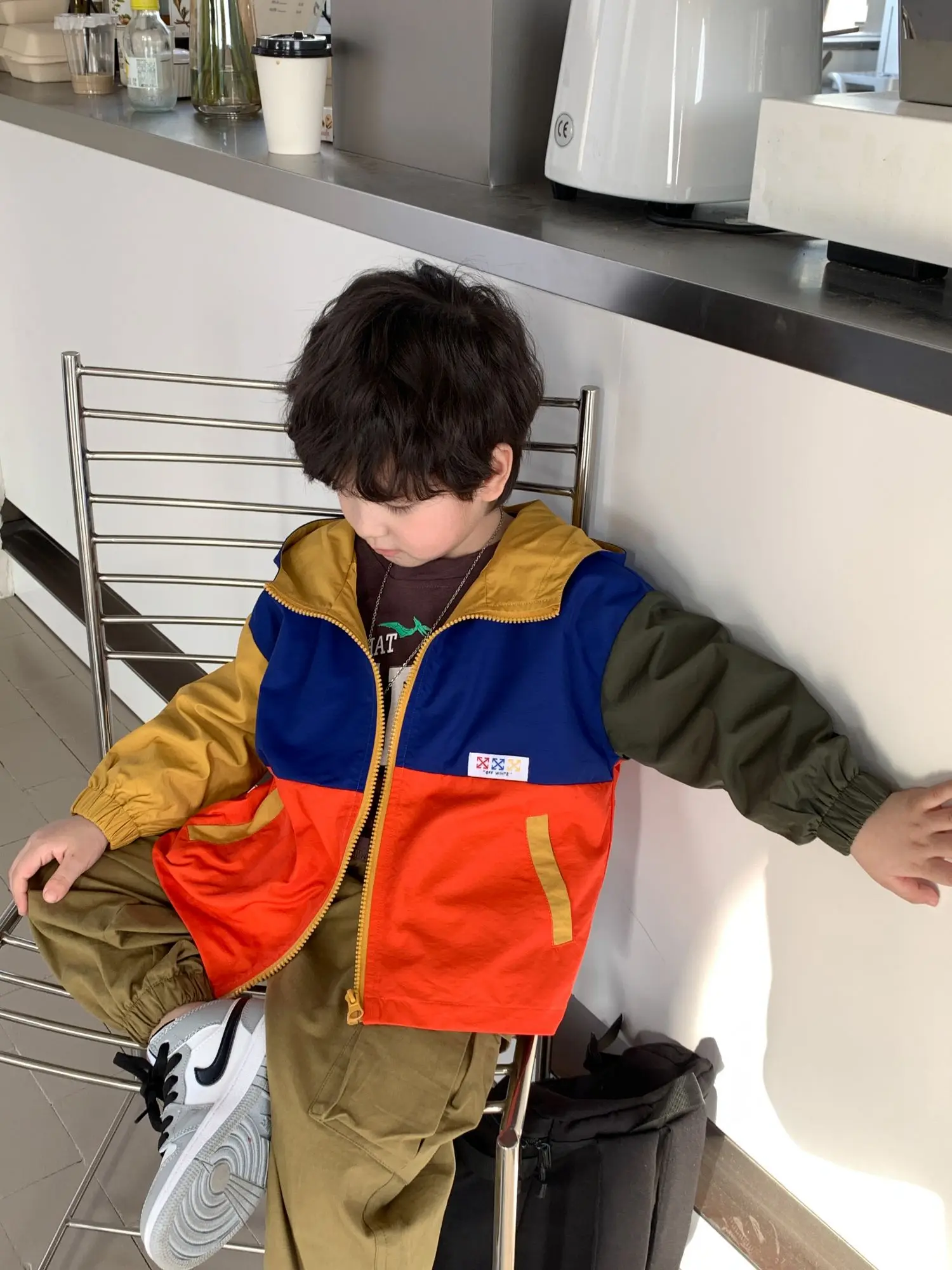 

2023 Newly Designed children's Outerwear Spring boys' Clothing Fashion Sports Jogging Top Baby Clothing Outdoor Casual Wear