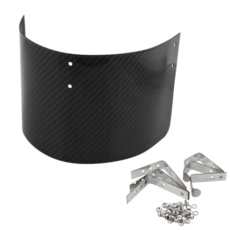 

Carbon Fiber Air Intake Heat Shield Air Filter- Cover For 2.5 Inch-5 Inch Neck Car Accessories